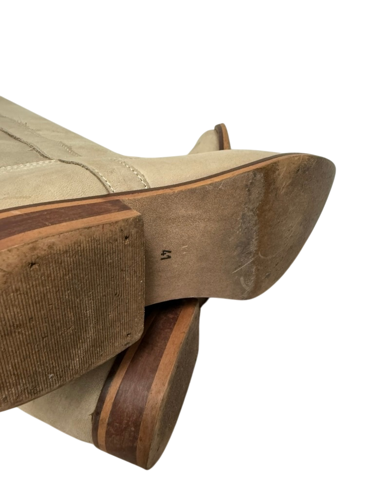 Lange laarzen maat 41 Beige