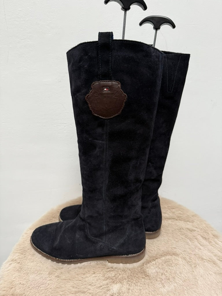Tommy Hilfiger laarzen maat 40 donkerblauw