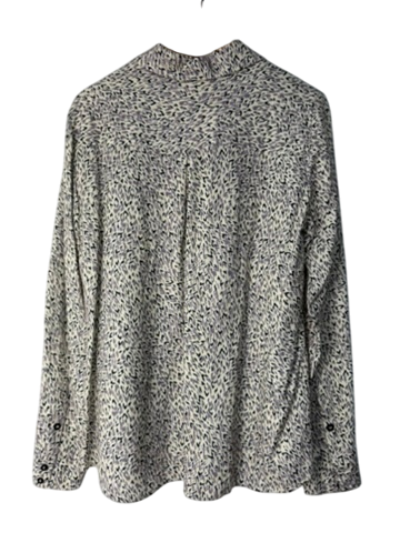 Janice Blouse maat 36 Beige met zwart patroon