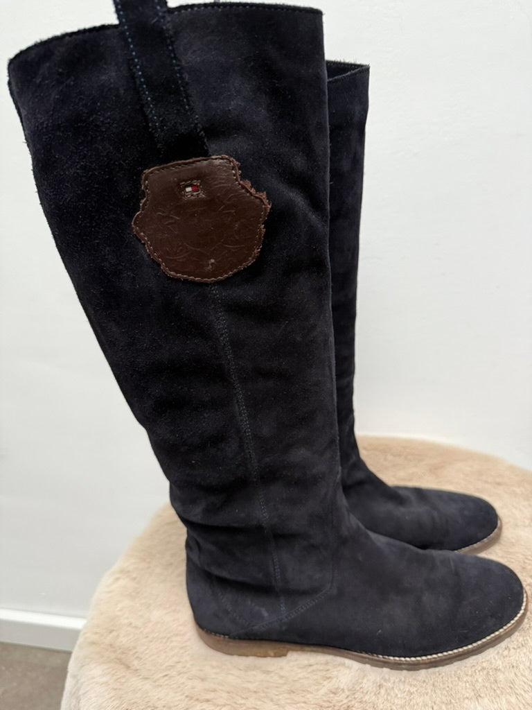 Tommy Hilfiger laarzen maat 40 donkerblauw