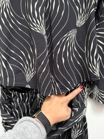 K-design Jumpsuit maat M Zwart en beige