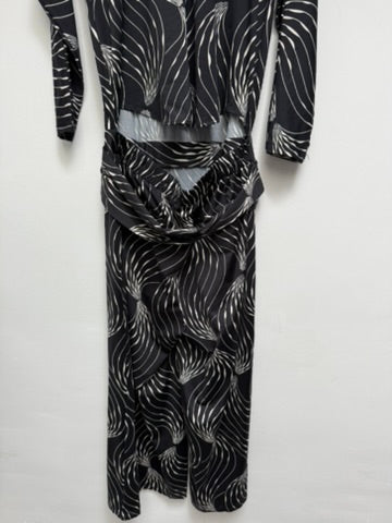 K-design Jumpsuit maat M Zwart en beige