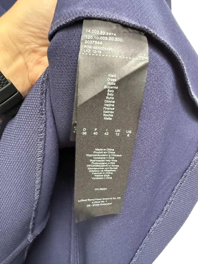 Betty Barclay Jurk maat M blauw