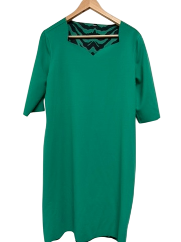 Lizzy & Coco Jurk maat 38 groen, zwart