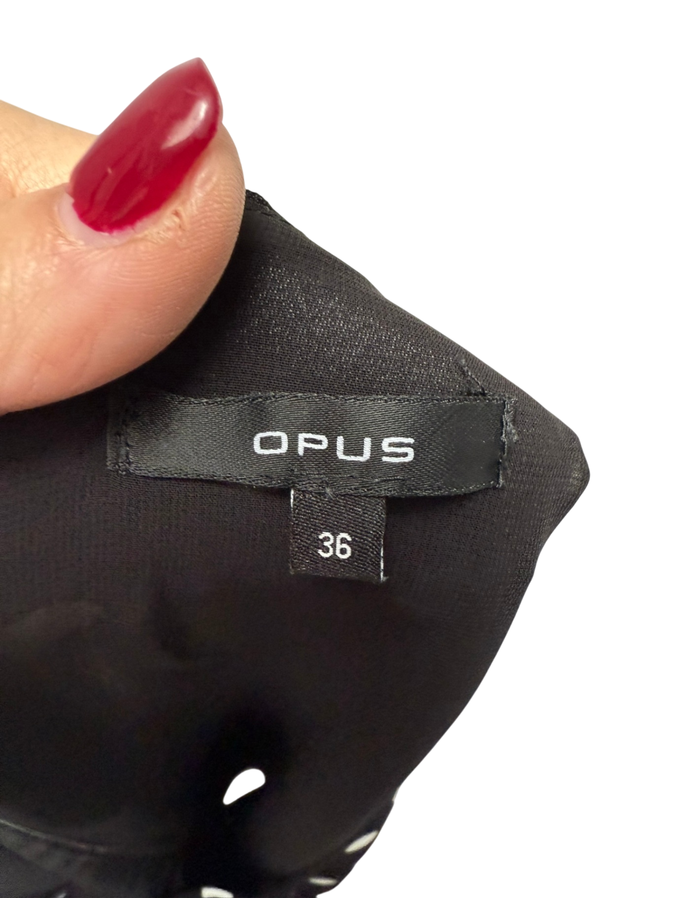 OPUS Jurk maat 36 zwart