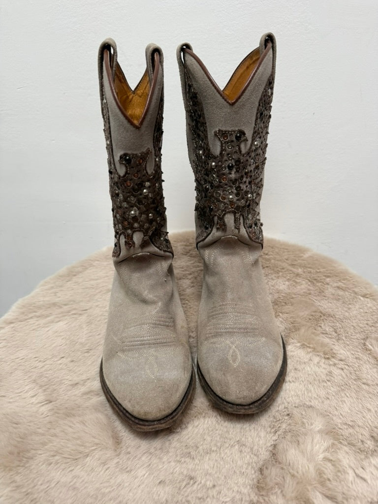 Sendra Laarzen maat 37 lichtgrijs