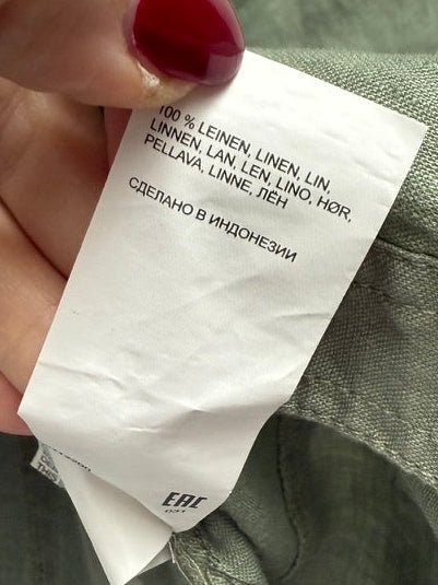 Barbara Lebek Jas/Blouse maat 38 Groen