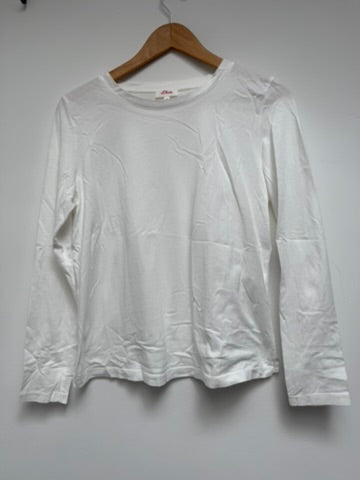 S. oliver Longsleeve maat 36 wit