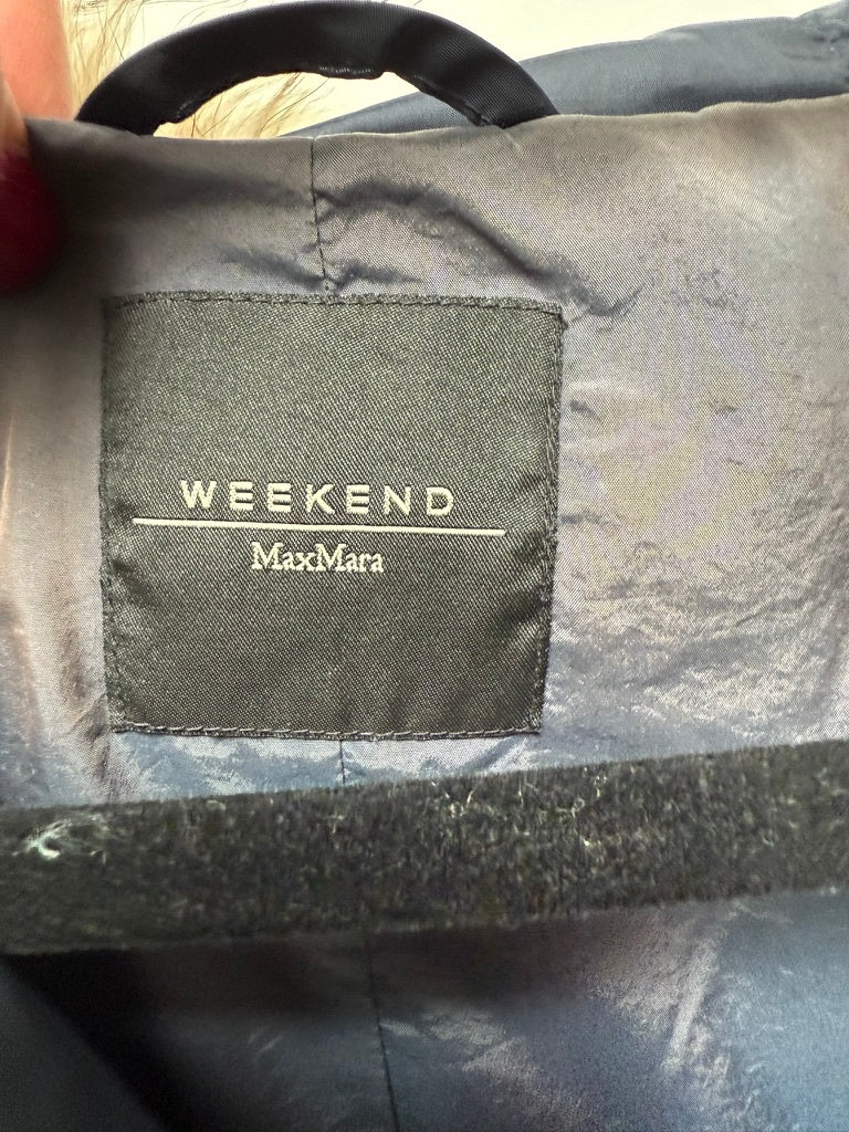 MaxMara Weekend Jas maat 40 Donkerblauw