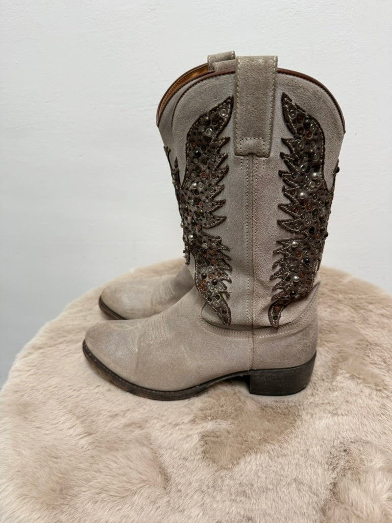 Sendra Laarzen maat 37 lichtgrijs