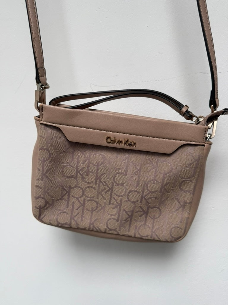 Calvin Klein Crossbody Tas Beige