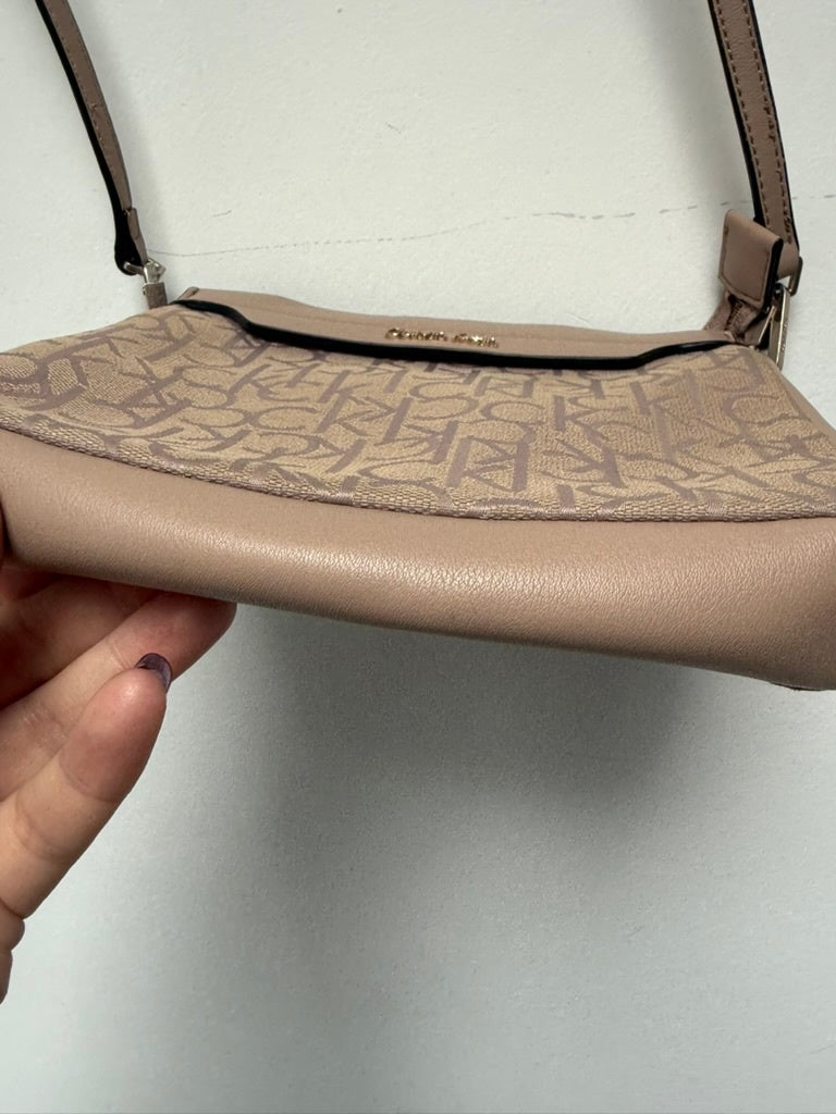 Calvin Klein Crossbody Tas Beige