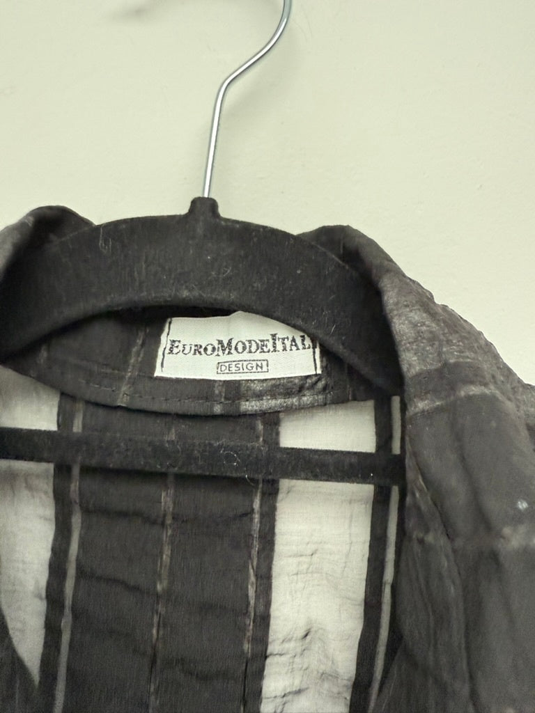 Euromode Blouse maat S/M zwart