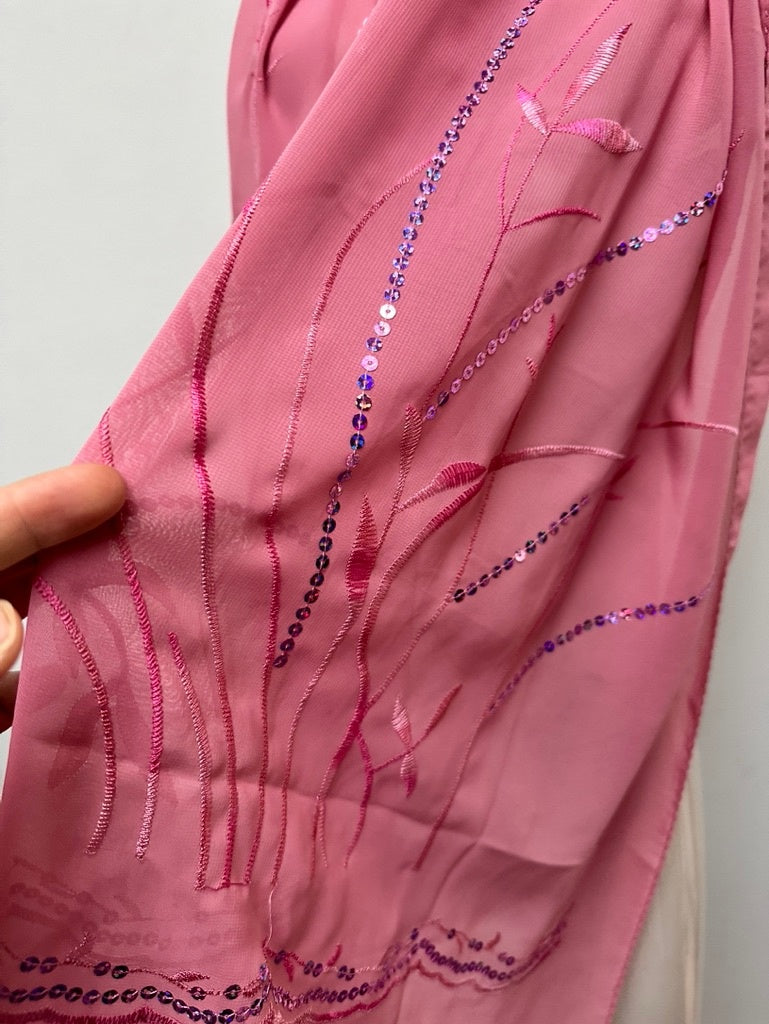 Vintage Sjaal Roze