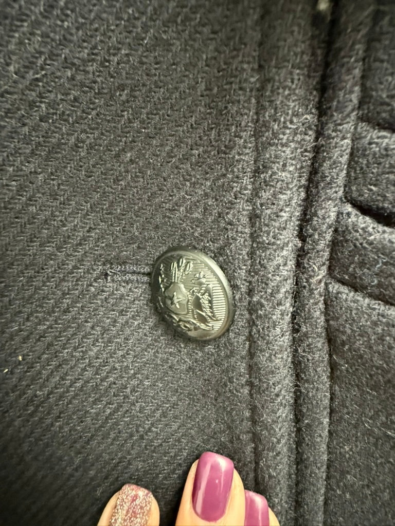 Mango Jas maat XS donkerblauw