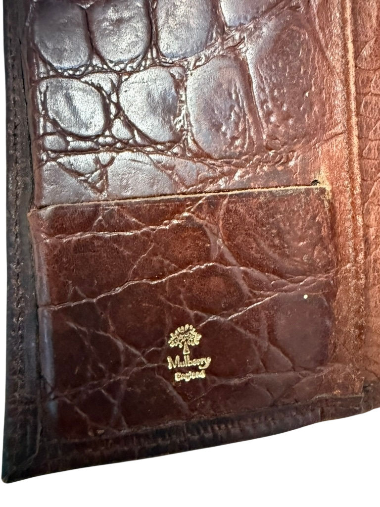 Mulberry Portemonnee vintage Bruin