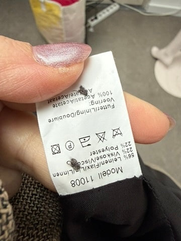 Eminé Blazer maat 42 Beige, bruin