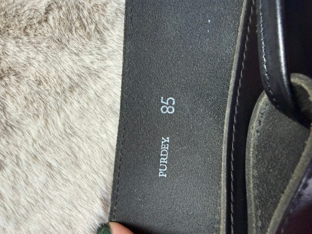 PURDEY riem maat 85 cm Zwart