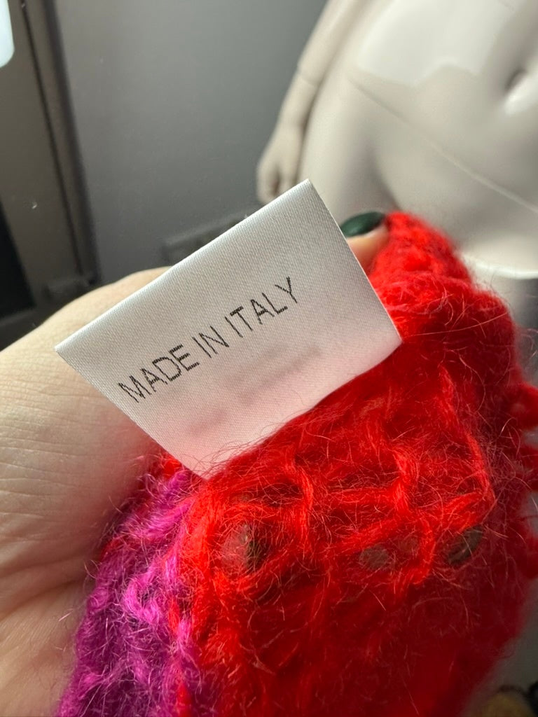 Les Jumelles Antwerp Trui maat TU Rood en roze