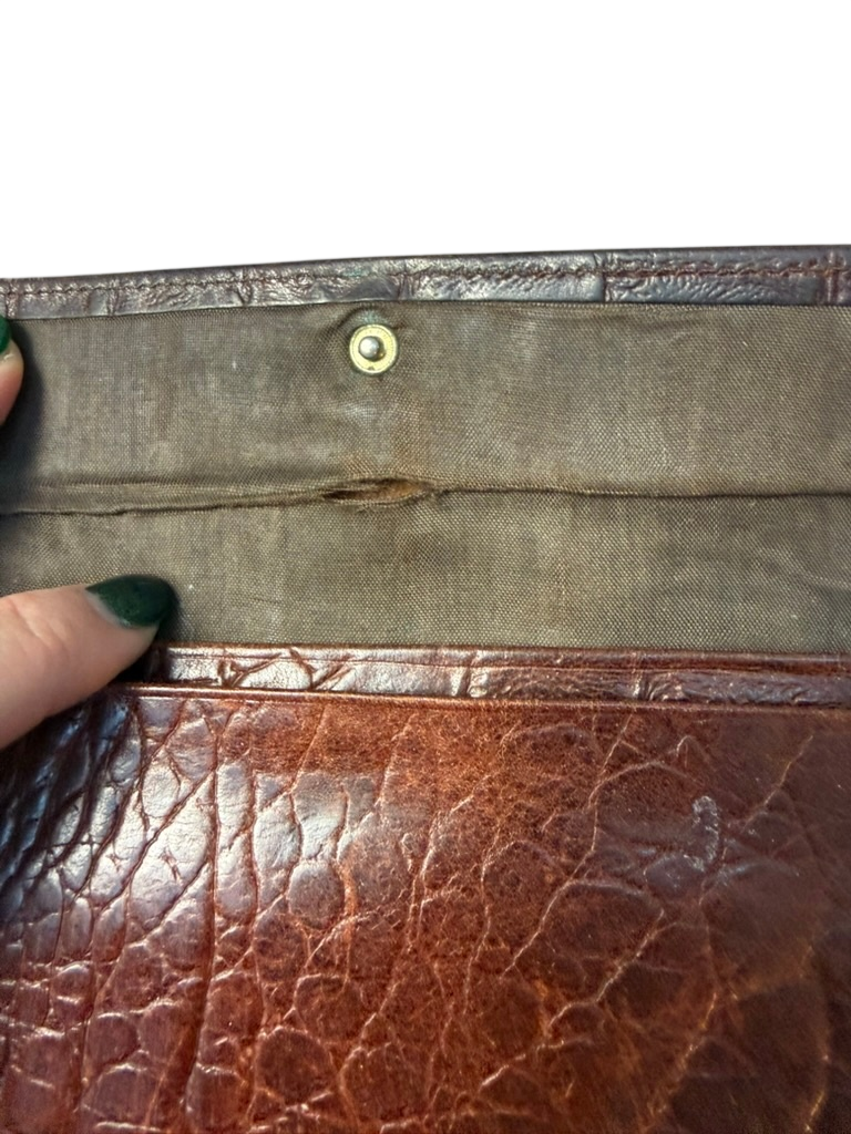 Mulberry Portemonnee vintage Bruin