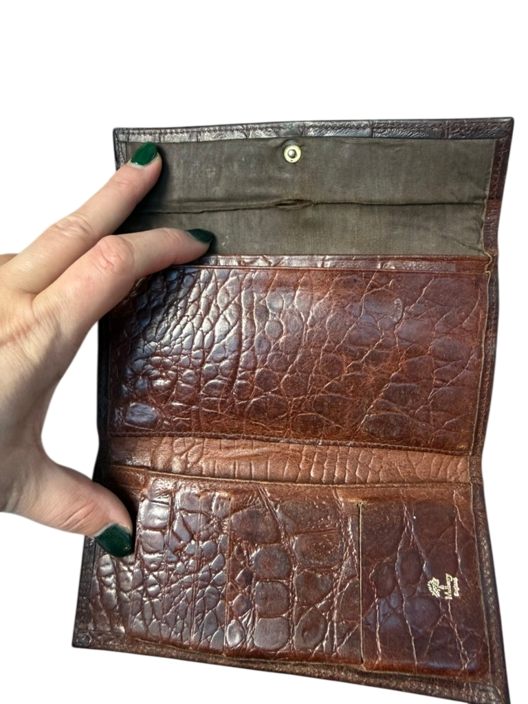 Mulberry Portemonnee vintage Bruin