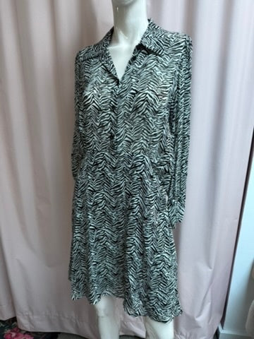 Patrizia Pepe Jas maat IT 44 (NL 38) Zebraprint (zwart en wit)