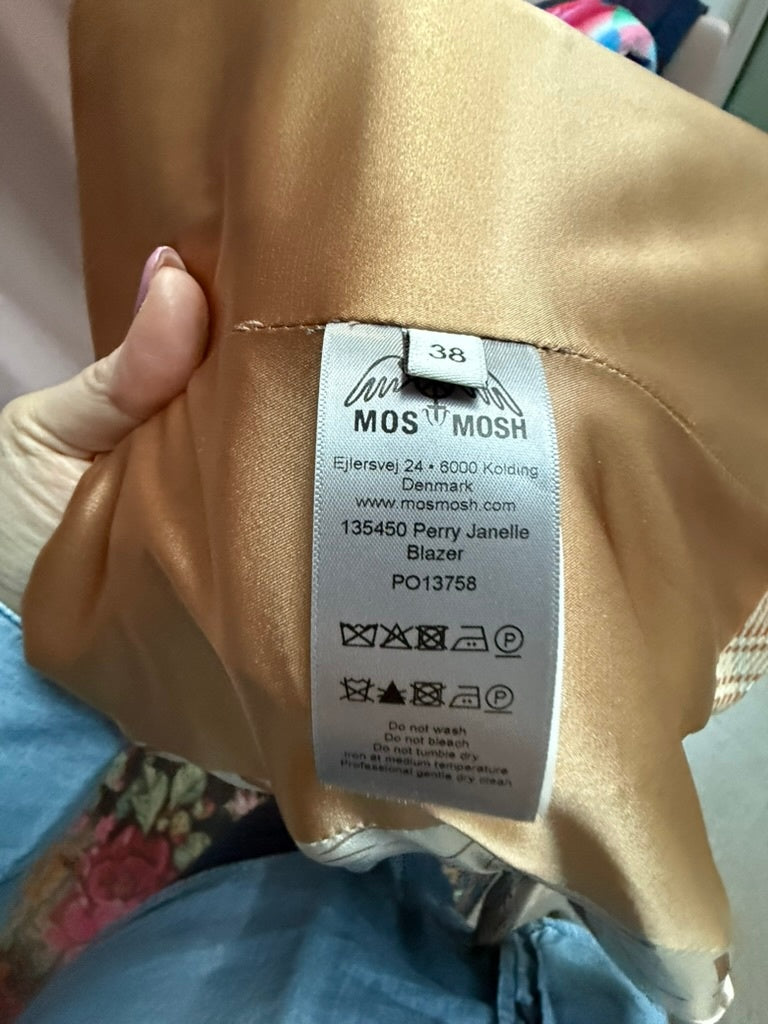 MOS MOSH Jasje maat 38 Bruin, beige, groen, wit, rood