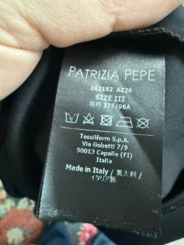 Patrizia Pepe Jurk maat 3 Zwart