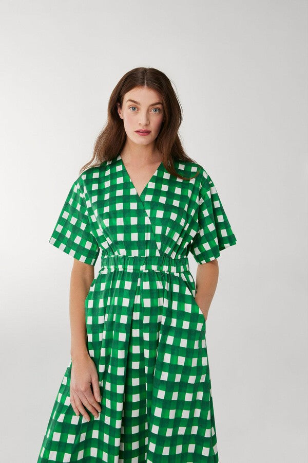 Jasper Conran London Jurk maat 38 Groen en wit