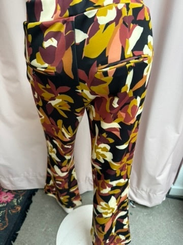 Corel Amsterdam Broek maat 36 Multicolor (rood, geel, zwart, beige)