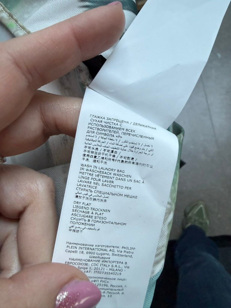 Philipp Plein Couture Leggings maat 36 multicolor