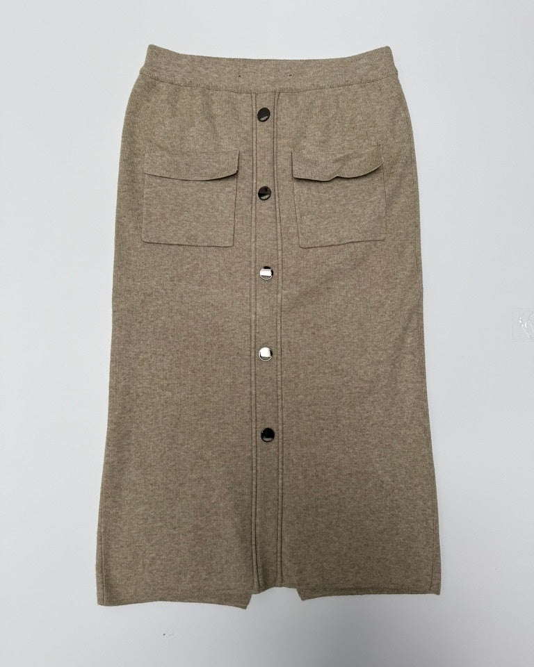 Rok met stretch maat M Beige