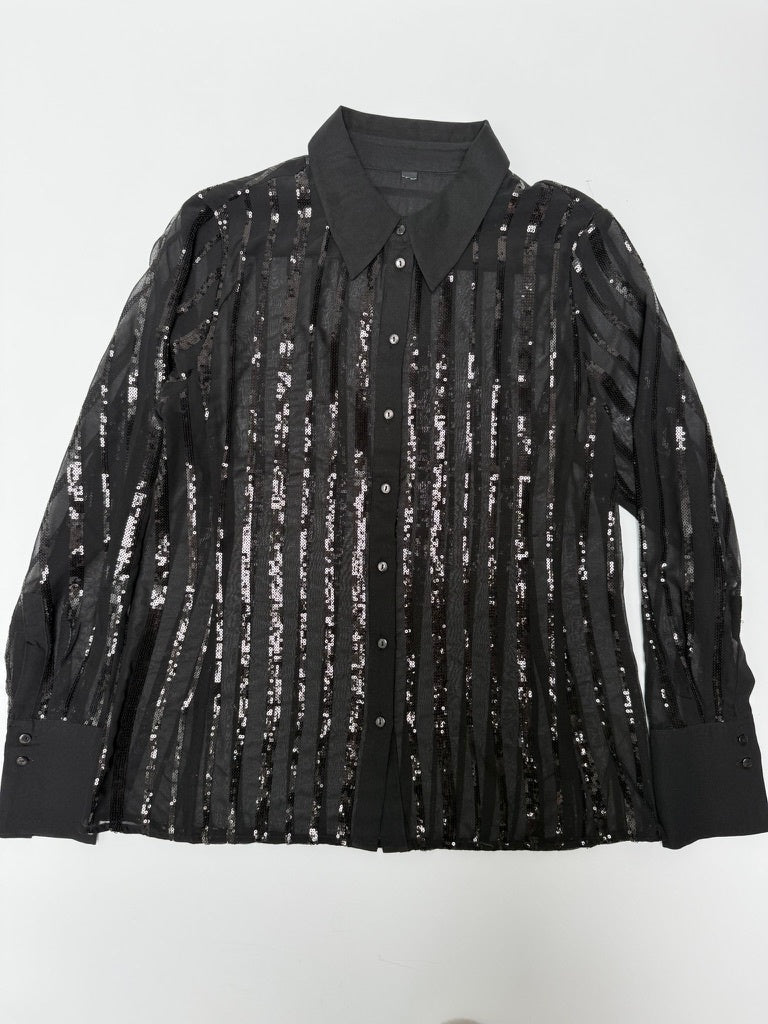 Amisu Blouse maat 40 Zwart