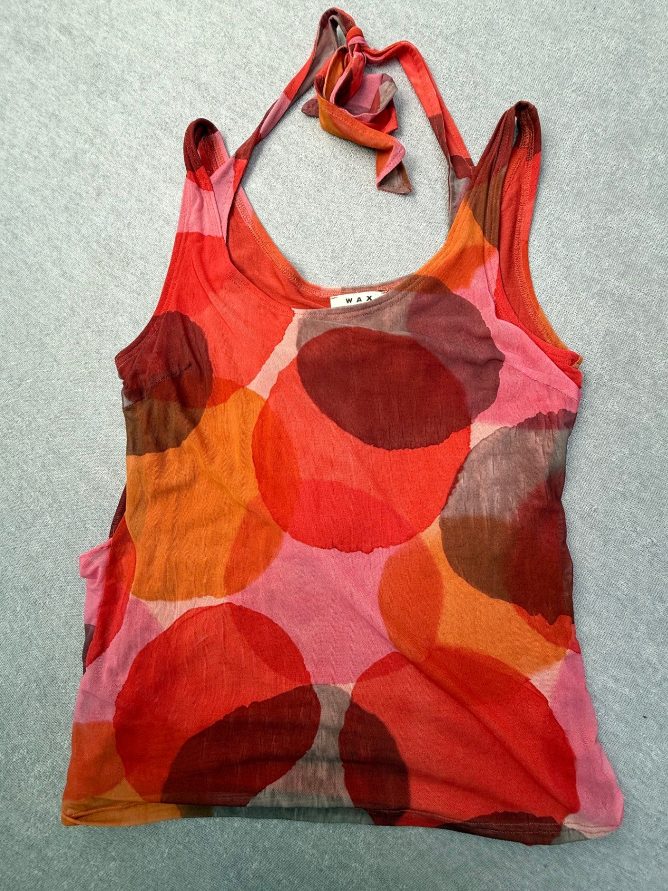 WAX Tank top maat 40 rood