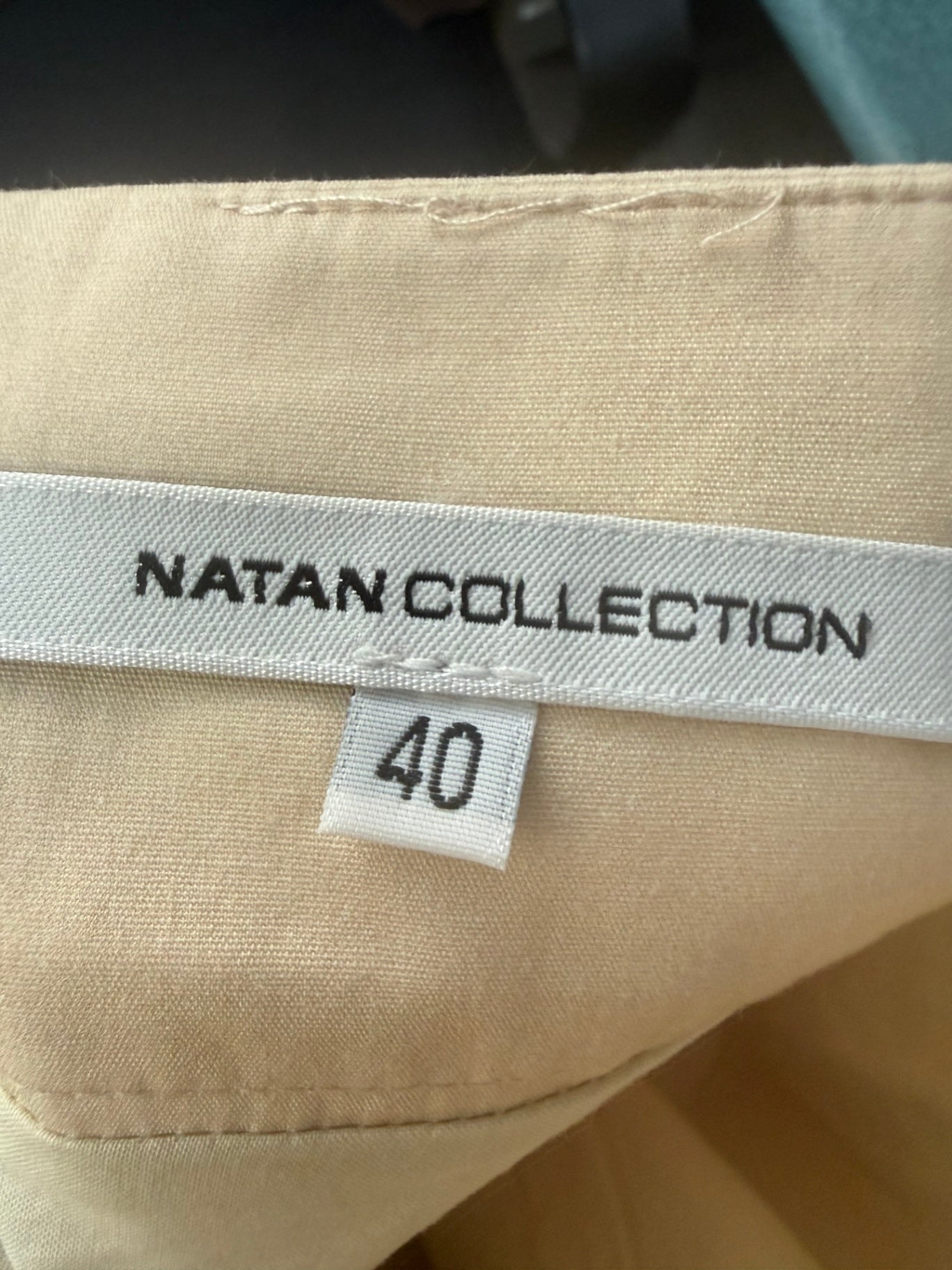Natan Collection Rok maat 40 Beige met fuchsia/roze