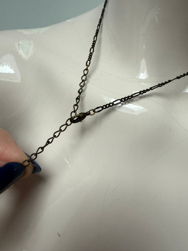 Onbekend Ketting maat One size Zwart, groen