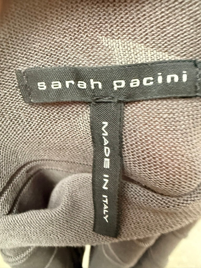 Sarah Pacini Longsleeve maat ONE SIZE Donkergrijs