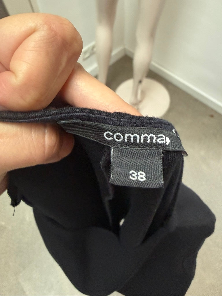 Comma Jurk maat 38 Zwart
