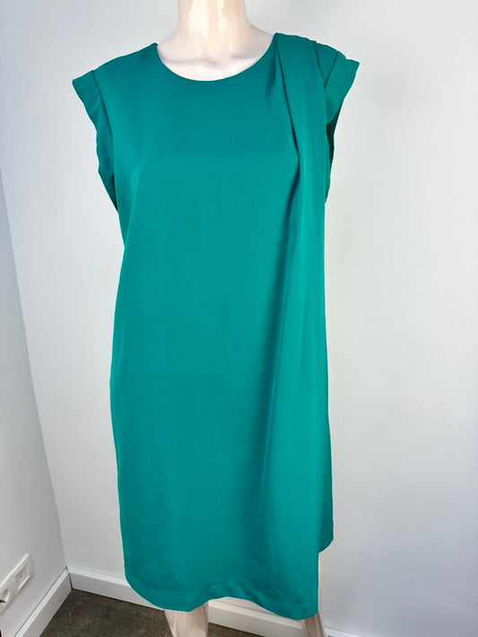 Essentiel Antwerp groene asymmetrische jurk maat 40