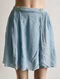PHILOSOPHY di ALBERTA FERRETTI - Rok - blauw, overslagmodel, knoopsluiting