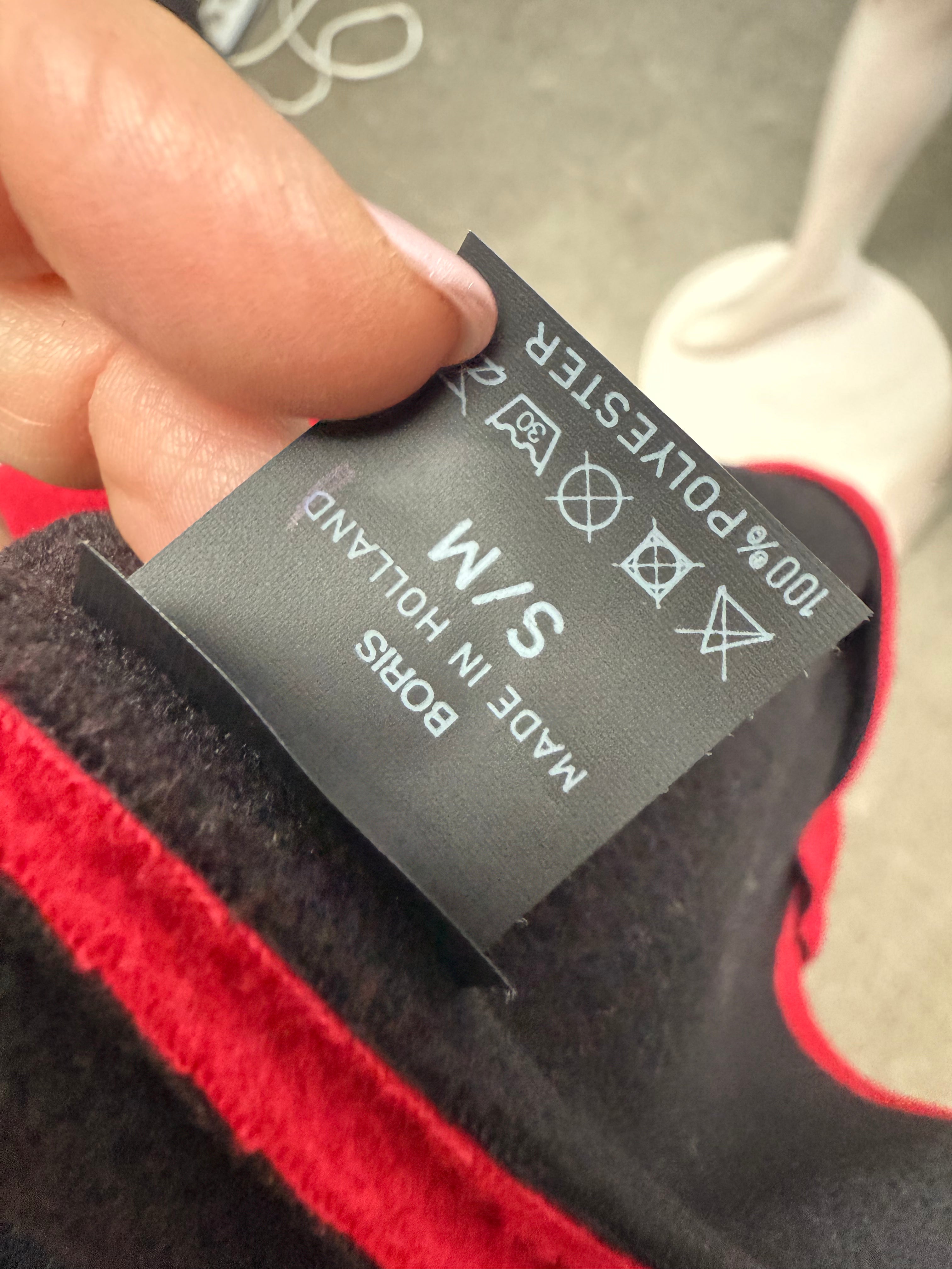 Boris Industries Vest maat S/M rood