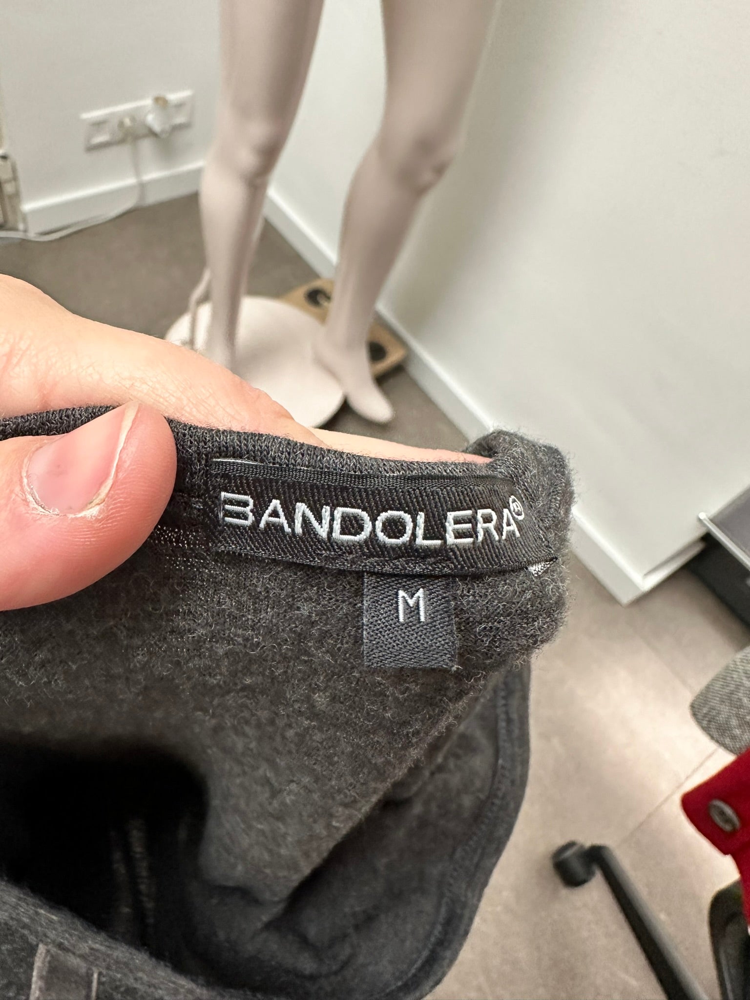 Bandolera Longsleeve maat M grijs