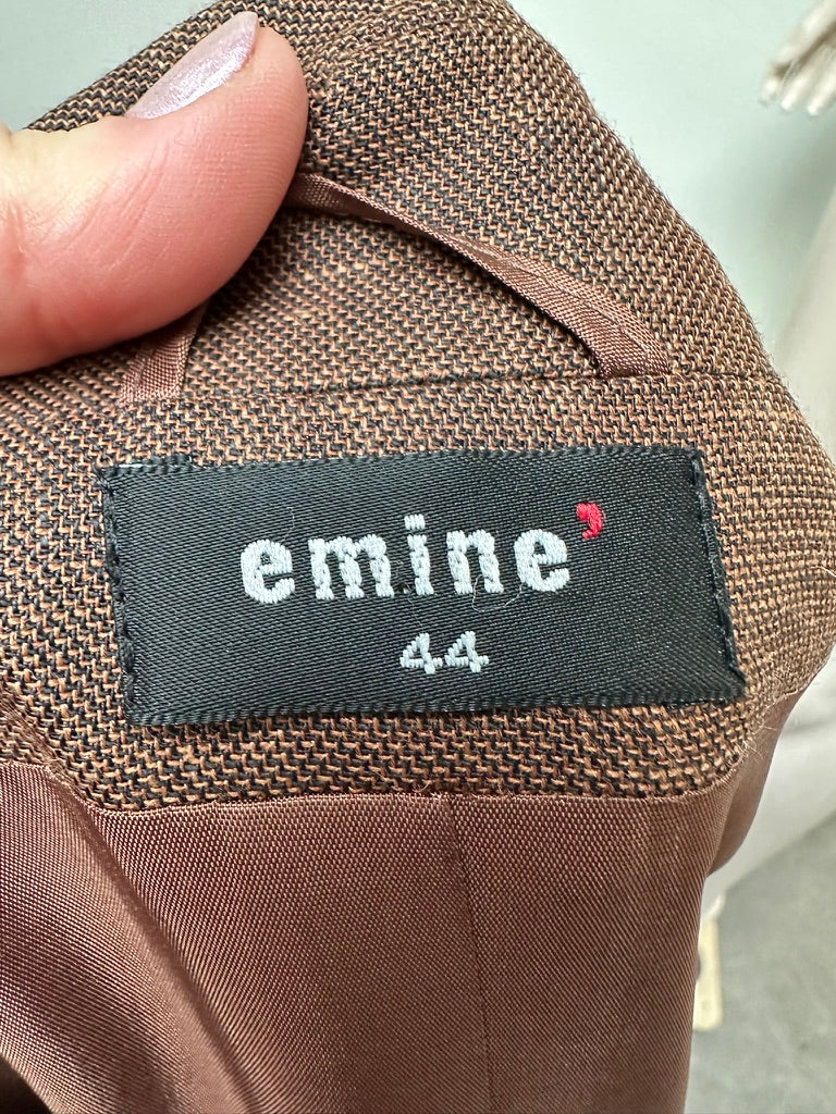 Emine bruin jasje maat 44