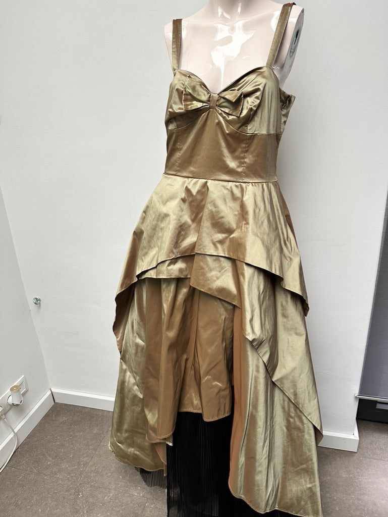 Bandolera Jurk maat 40 goud
