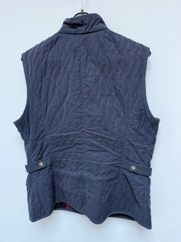 concept uk - Bodywarmer - blauw, gewatteerd, ritssluiting - XL