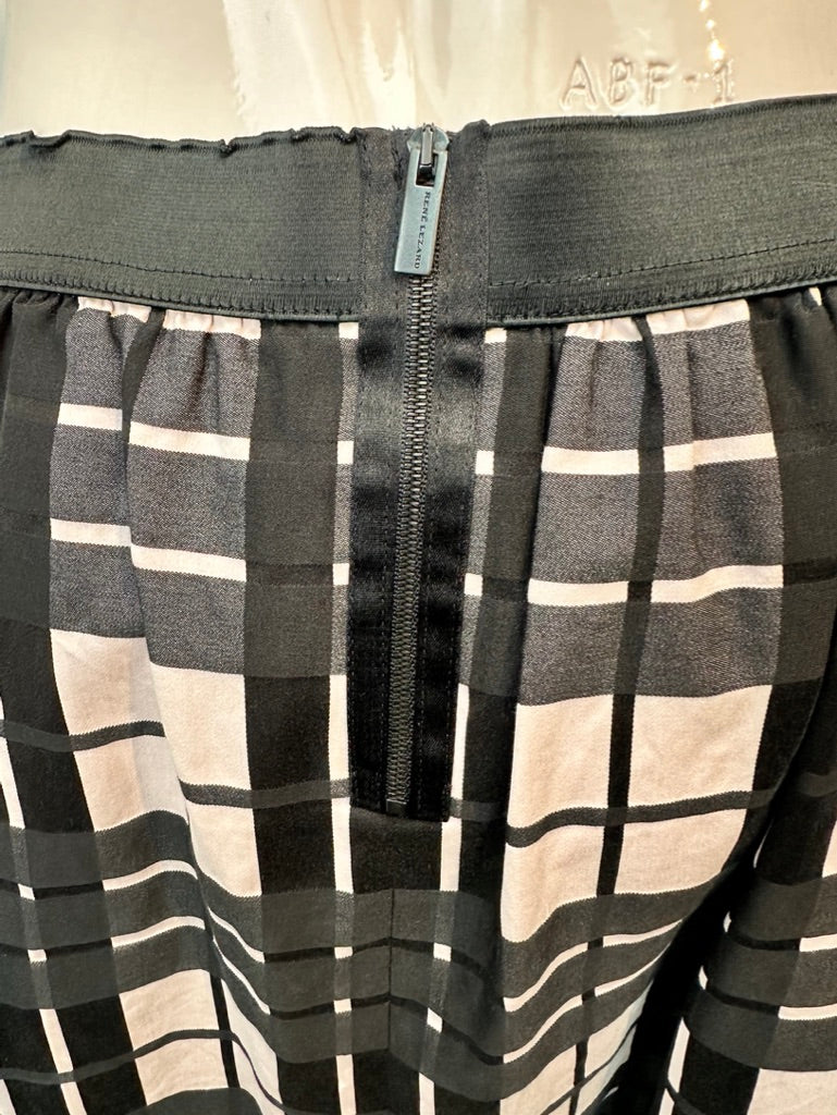 René Lezard geruite rok maat M