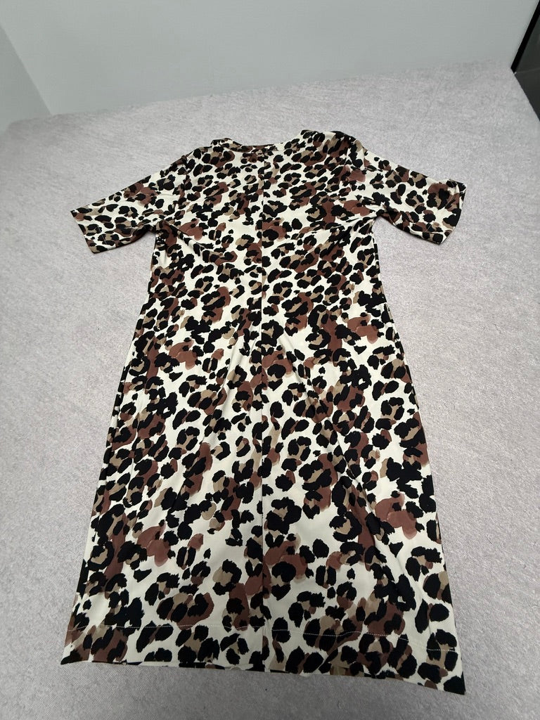 Studio Anneloes - Jurk - panterprint, V-hals, stretch