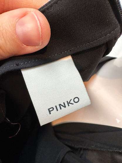 Pinko zwarte jurk met knoopjes maat L