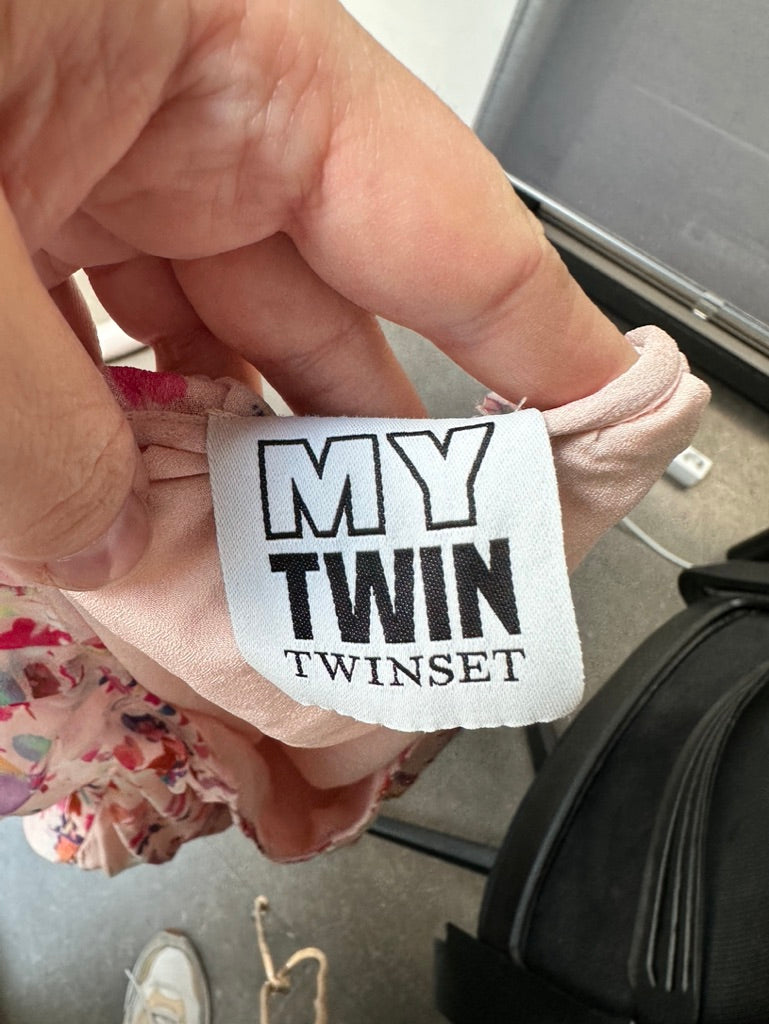 Twinset gebloemde top maat xs