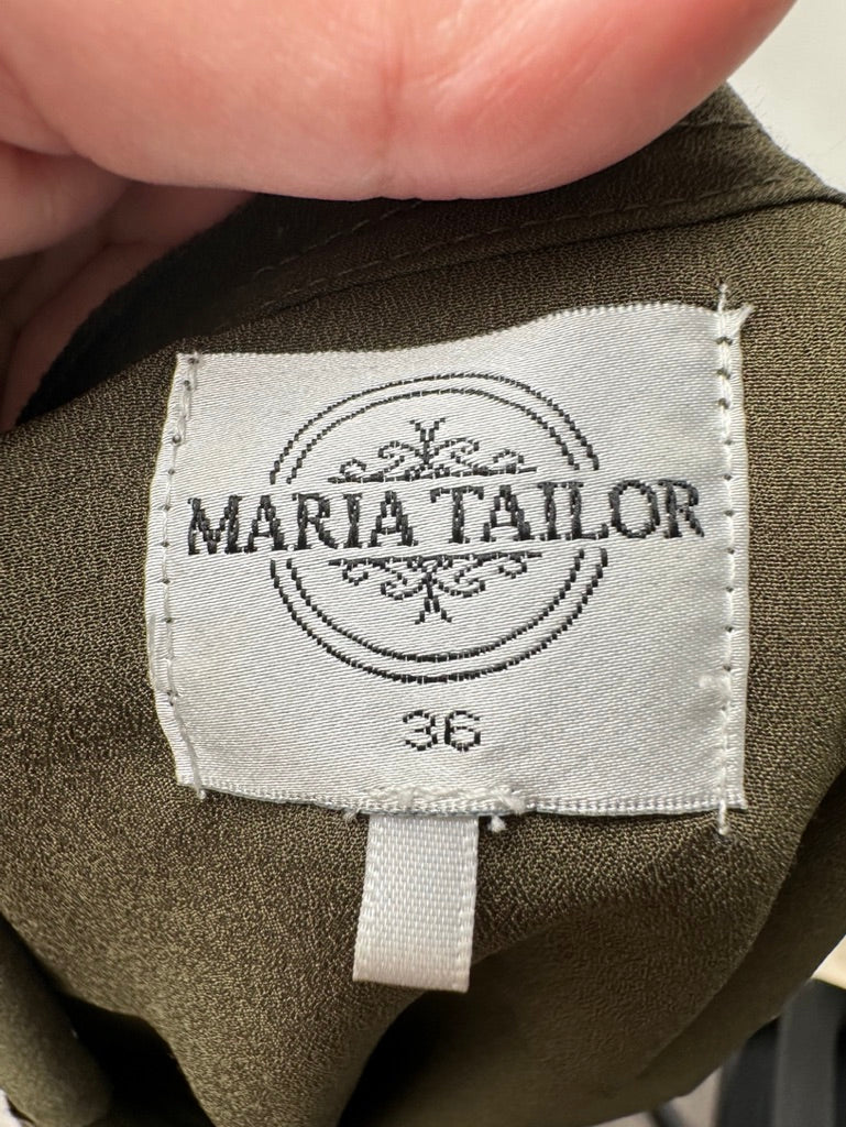 Maria Tailor khaki lange tuniek maat 36